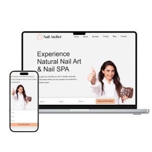 Nail Atelier Website Design Dubai – Low Cost Web Design UAE ecom